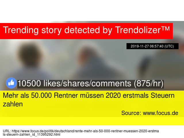 Mehr Als 50 000 Rentner Mussen 2020 Erstmals Steuern Zahlen