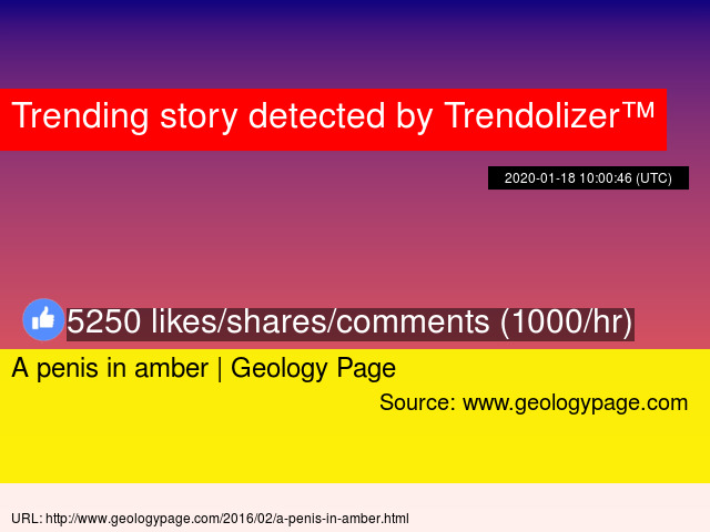 A Penis In Amber Geology Page