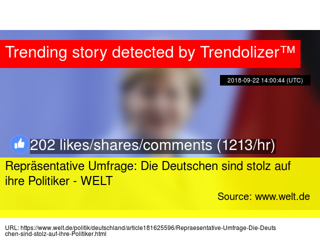 Reprasentative Umfrage Die Deutschen Sind Stolz Auf Ihre